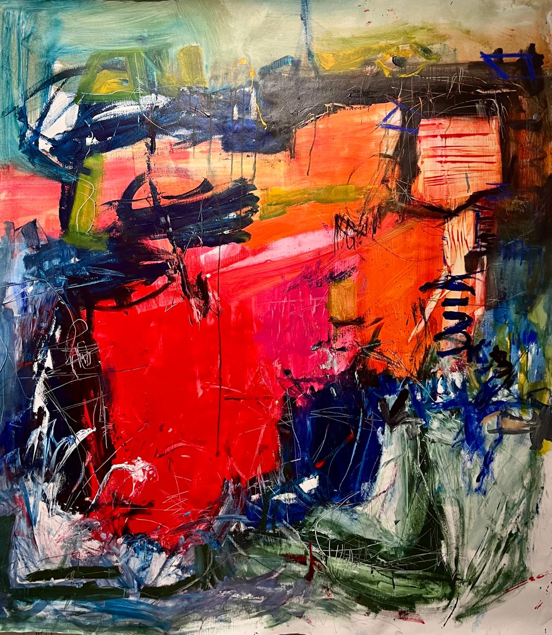 Return to Red series painting