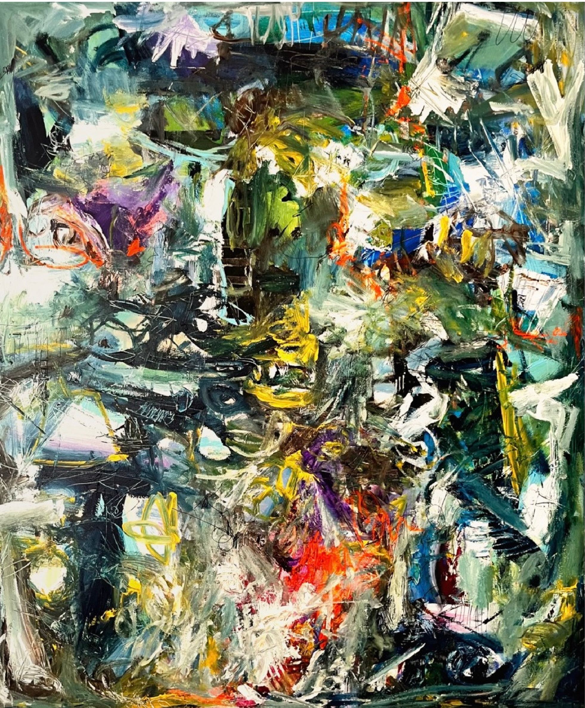 Green Valley, 180 x 150 cm · 2024 · Acrylic on Canvas
