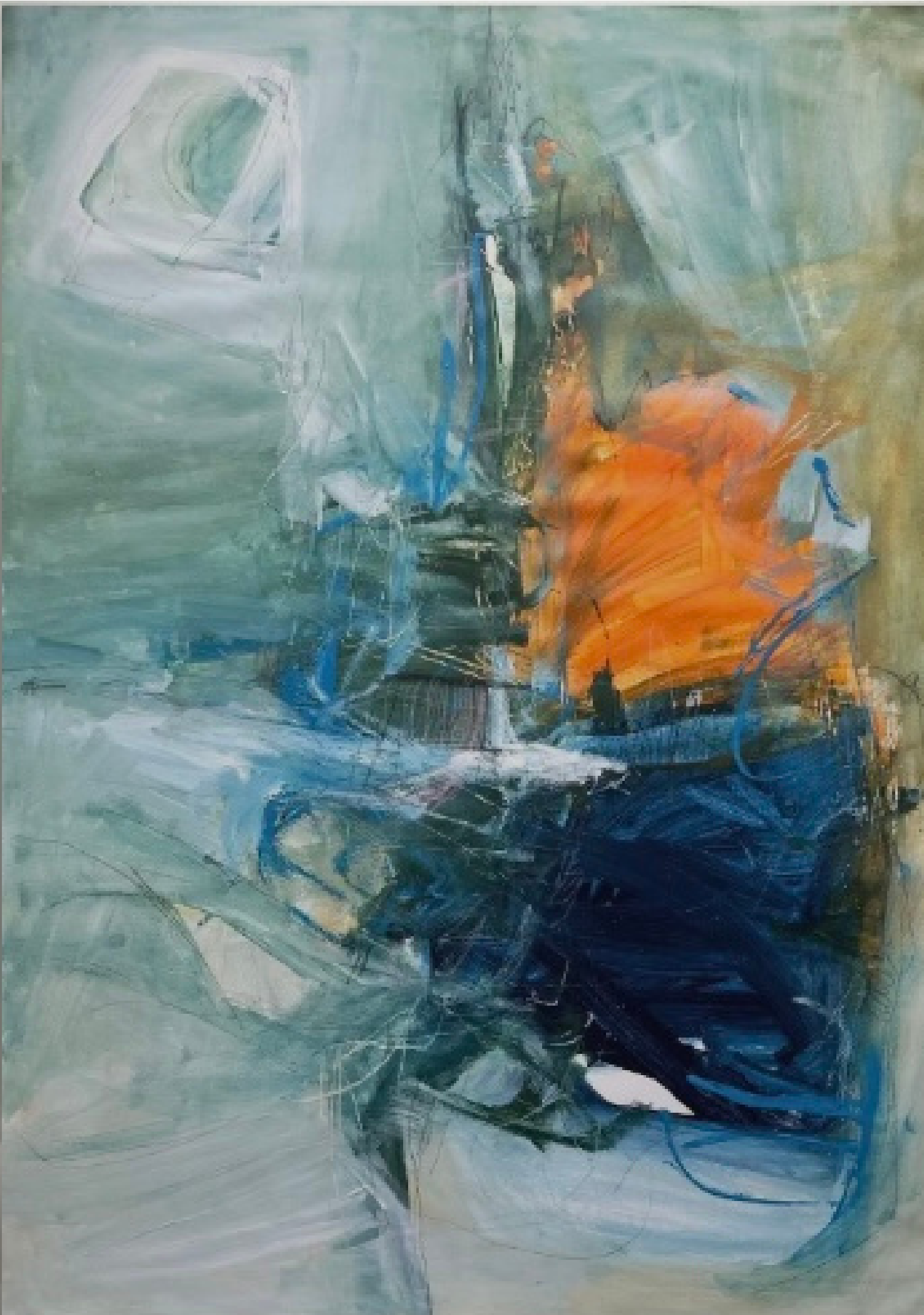 Light Wave I, 130 x 110 cm · 2025 · Acrylic on Canvas