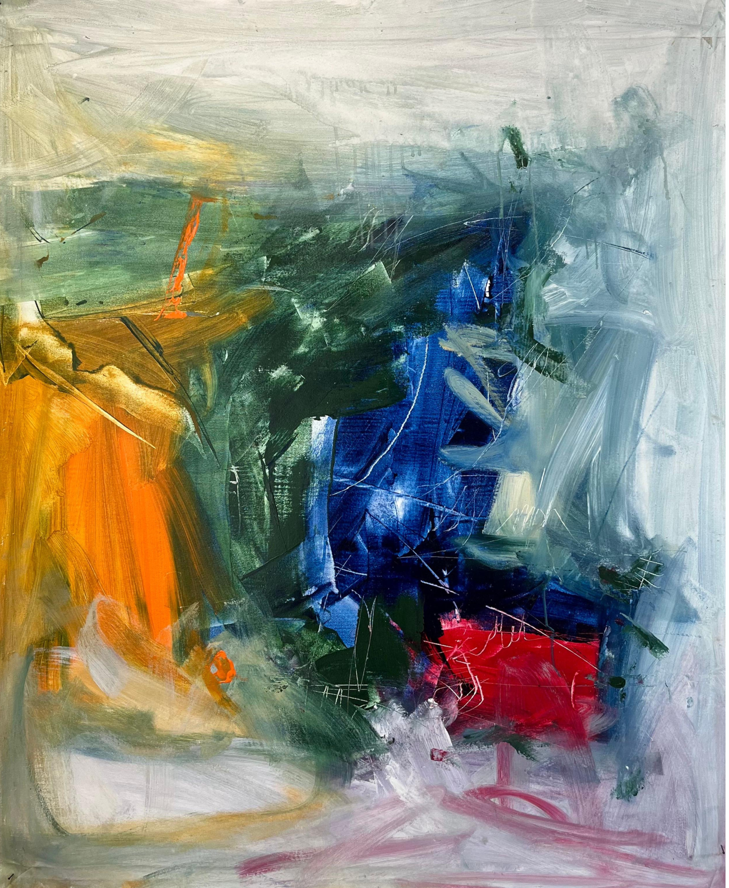 Light Wave II, 120 x 110 cm · Acrylic on Canvas