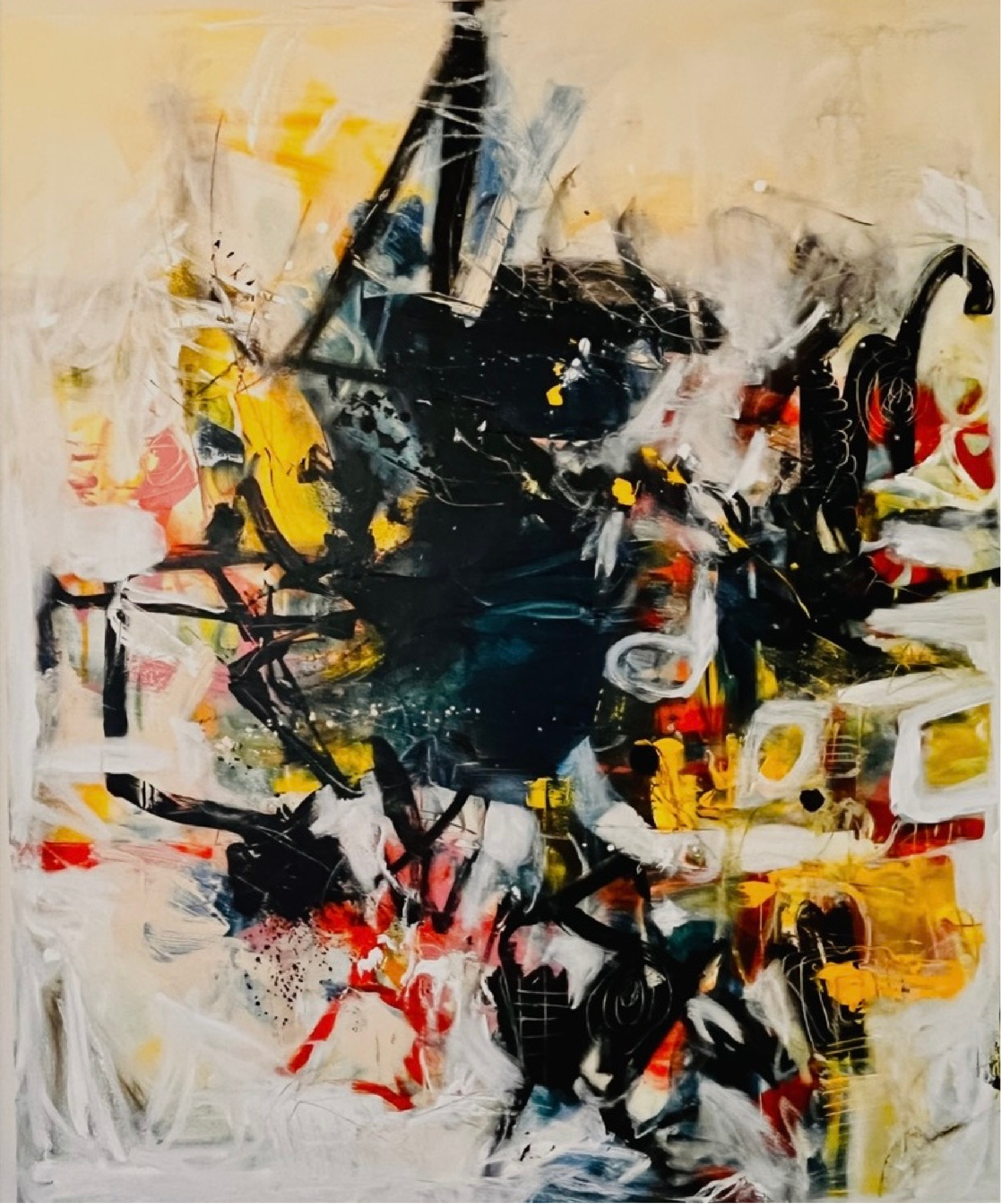 Ocean of Thoughts, 180 x 150 cm · 2024 · Acrylic on Canvas