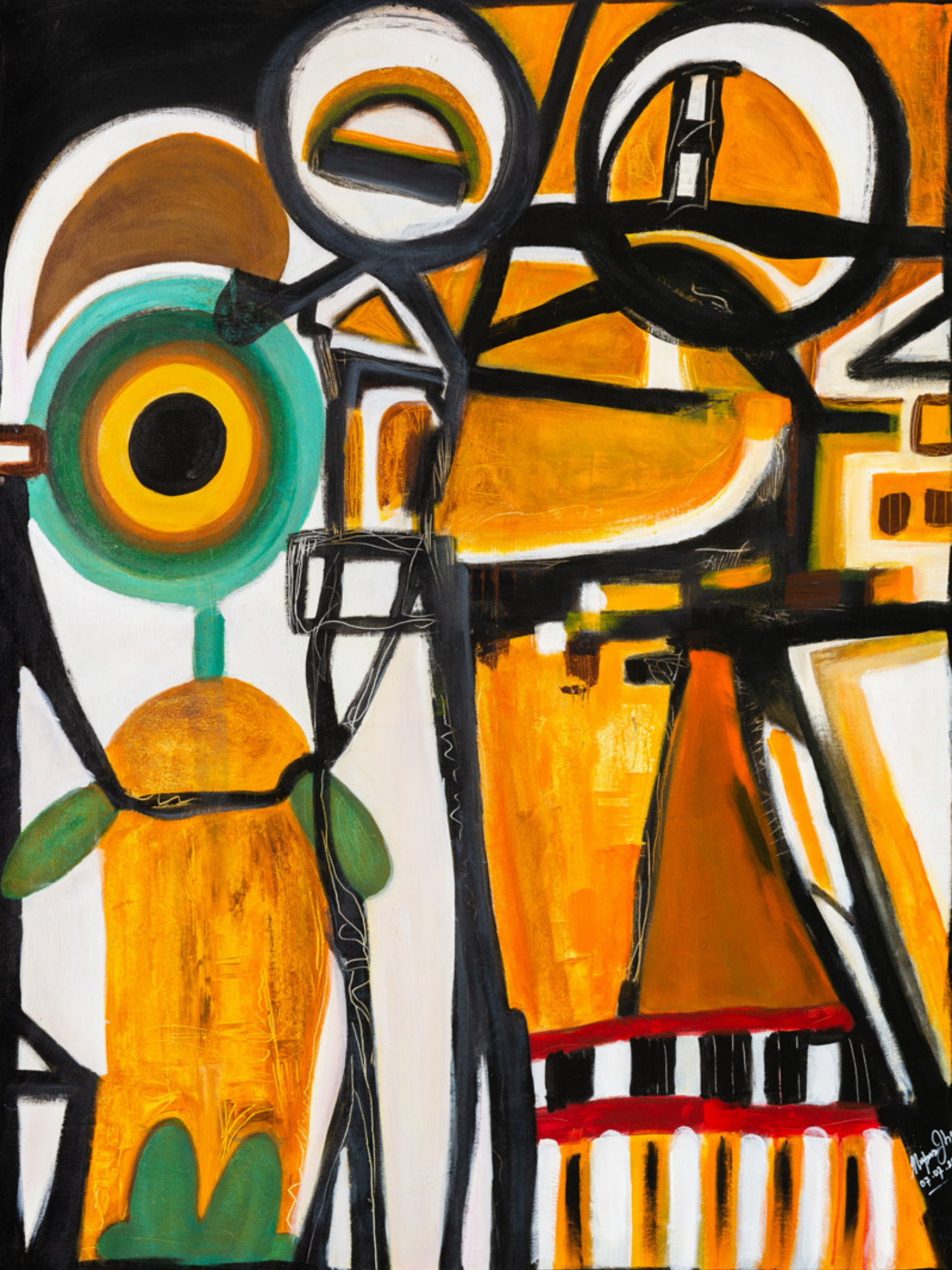 Parivaar, 140 x 115 cm · 2022 · Acrylic on Canvas