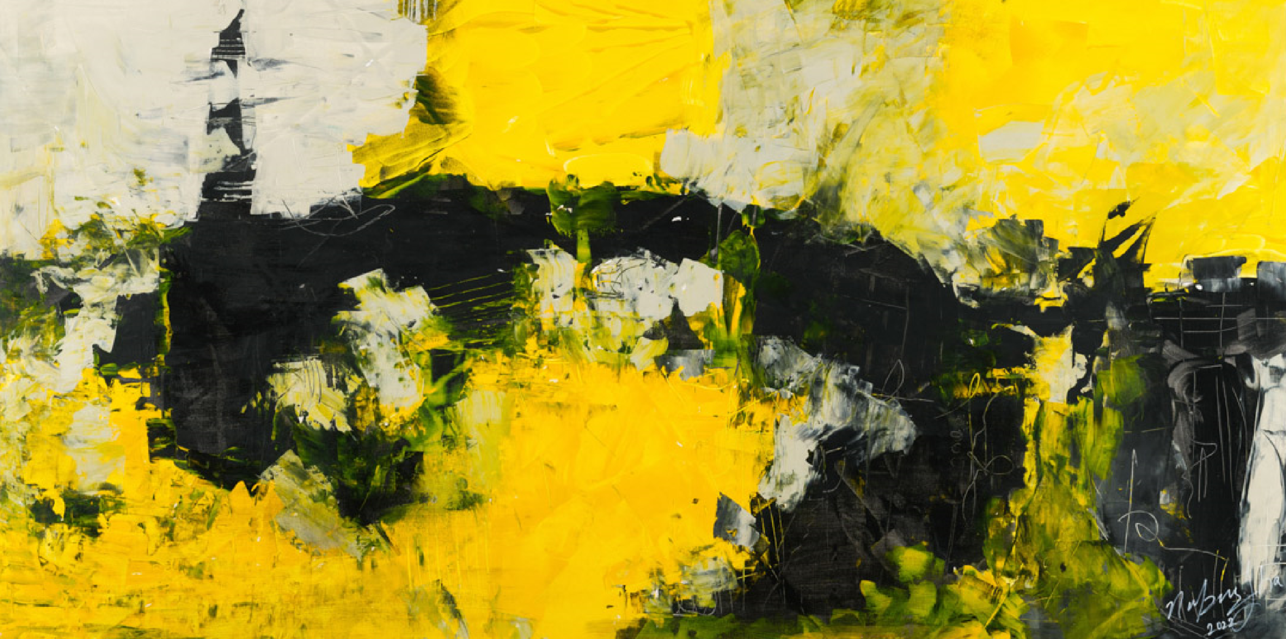 Underrated Afternoon, 200 x 100 cm · 2022 · Acrylic on Canvas