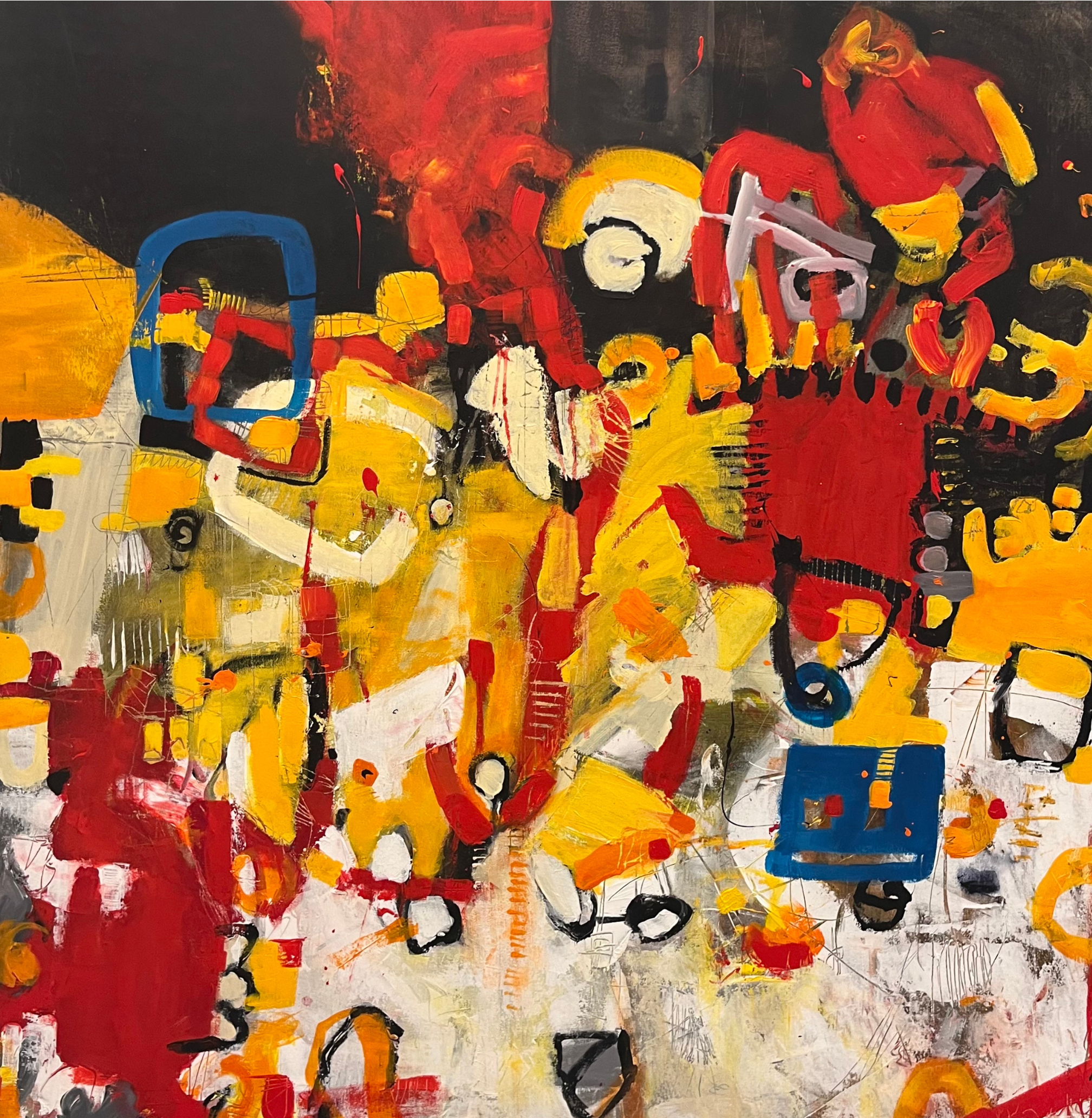 Warmth, 130 x 130 cm · 2024 · Acrylic on Canvas