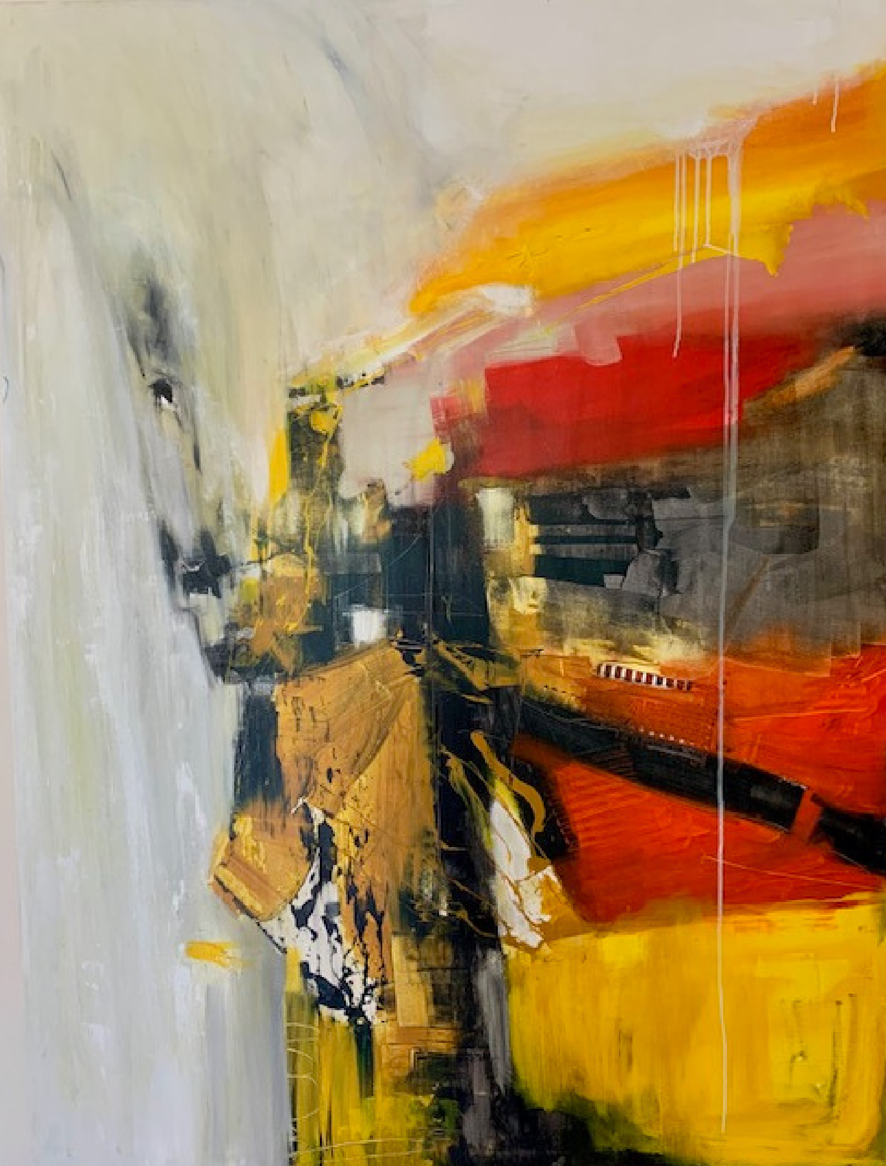 Winged Ascent, 160 x 120 cm · 2022 · Acrylic on Canvas